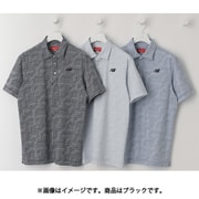 ゴルフシャツ メンズ 半袖 共衿シャツ サイズ：6 ブラック 012-5168010-010-6