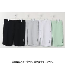 ゴルフハーフパンツ 接触冷感 UV 4WAYストレッチ ハーフパンツ サイズ：6 ブラック 012-5132001-010-6