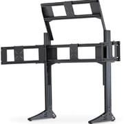 TV Stand XL - Multi シミュレーター向け 独立型 マルチモニター用モニタースタンド(最大4面) ブラック RAC00258