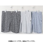ゴルフパンツ メンズ ジオメトリック柄 ショートパンツ サイズ:6 ブラック 012-5132003-010-6