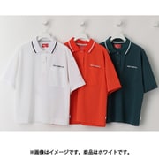 ゴルフシャツ レディース 5分袖 ビッグポロシャツ サイズ:2 ホワイト 012-5160501-030-2