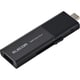 外付けポータブルSSD 250GB USB3.2Gen1 読込最大420MB/秒 USBメモリ型 スライド式 高速 USB Type-C/USB-A 両対応 ブラック ESD-EWB0250GBKR