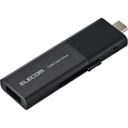 外付けポータブルSSD 1TB USB3.2Gen1 読込最大420MB/秒 USBメモリ型 スライド式 高速 USB Type-C/USB-A 両対応 ブラック ESD-EWB1000GBKR