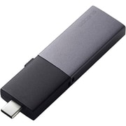 外付けポータブルSSD 1TB USB3.2Gen2 読込最大1000MB/秒 USBメモリ型 スライド式 高速 耐衝撃 USB Type-C/USB-A 両対応 ブラック ESD-EWC1000GBK