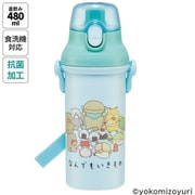 抗菌 直飲プラワンタッチボトル 480ml なんでもいきもの PSB5SANAG
