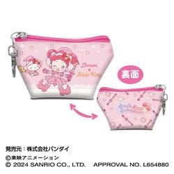 おジャ魔女どれみ×サンリオキャラクターズ イヤフォンポーチ 01. どれみ×ハローキティ