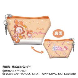 おジャ魔女どれみ×サンリオキャラクターズ イヤフォンポーチ 02. はづき×マイメロディ