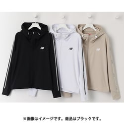 ゴルフウェア レディース ジャージー サンシェード フーディー サイズ：2 ブラック 012-5162503-010-2