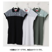 ゴルフウェア レディース 半袖ポロワンピース サイズ：0 ホワイト 012-5124503-030-0