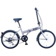 折りたたみ自転車 ブレイクアウトフォールディング 6スピードTYPE フラットグレー BROF206 FGR