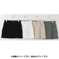 ゴルフスカート レディース 接触冷感 防透 カーゴスカート サイズ：2 ホワイト 012-5134504-030-2