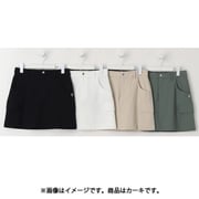 ゴルフスカート レディース 接触冷感 防透 カーゴスカート サイズ:0 カーキ 012-5134504-181-0