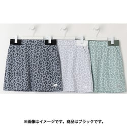 ゴルフスカート レディース レオパード柄 ジャージースカート サイズ：1 ブラック 012-5134509-010-1