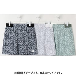 ゴルフスカート レディース レオパード柄 ジャージースカート サイズ：1 ホワイト 012-5134509-030-1