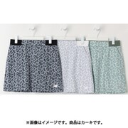 ゴルフスカート レディース レオパード柄 ジャージースカート サイズ:2 カーキ 012-5134509-181-2