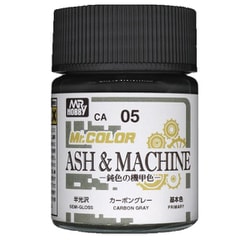Mr.カラー ASH＆MACHINE -鈍色の機甲色- シリーズ CA05 カーボングレー 18ml [プラモデル用塗料]
