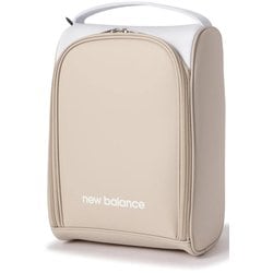012-5984502-041 [シューズバッグ レディース 定番 マット合皮 高周波ロゴ シューズバッグ ベージュ]