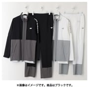 レインウェア メンズ 透湿防水 防風 セットアップ レインウェア 上下セット サイズ:6 ブラック 012-5988001-010-6