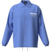 621-5120107-110-M [ゴルフ メンズ 25SS ストレッチタフタコーチジャケット Mサイズ ブルー]