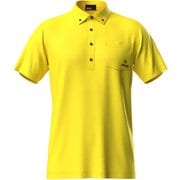 621-5160223-060-L [ゴルフ メンズ 25SS エコブルー半袖ポロシャツ Lサイズ イエロー]