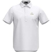 621-5160311-030-L [ゴルフ メンズ 25SS ロンナイズカノコ半袖ポロシャツ Lサイズ ホワイト]