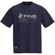 621-5164301-120-LL [ゴルフ メンズ 25SS TC天竺Tシャツ LLサイズ ネイビー]