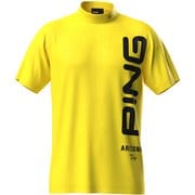 621-5167209-060-L [ゴルフ メンズ 25SS 半袖ハイネックシャツ Lサイズ イエロー]