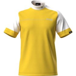 621-5167303-060-L [ゴルフ メンズ 25SS クイックドライ・UV半袖ハイネックシャツ Lサイズ イエロー]
