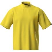 621-5167305-060-L [ゴルフ メンズ 25SS ダブルメッシュ半袖ハイネックシャツ Lサイズ イエロー]