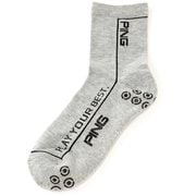 621-5186103-020-FR [ゴルフ メンズ 25SS ショートソックス FRサイズ グレー]