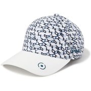621-5187101-030-FR [ゴルフ メンズ 25SS 総柄プリントキャップ FRサイズ ホワイト]