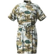 622-5124302-180-L [ゴルフ レディス 25SS シアサッカーワンピース Lサイズ カーキ]