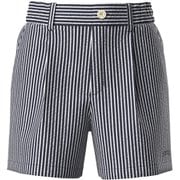 622-5132302-120-M [ゴルフ レディス 25SS シアサッカーショートパンツ Mサイズ ネイビー]