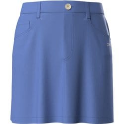 622-5134104-110-L [ゴルフ レディス 25SS 二重織ストレッチスカート Lサイズ ブルー]