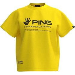 622-5164300-060-L [ゴルフ レディス 25SS TC天竺Tシャツ Lサイズ イエロー]