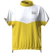 622-5167302-060-L [ゴルフ レディス 25SS 高機能半袖ハイネックシャツ Lサイズ イエロー]