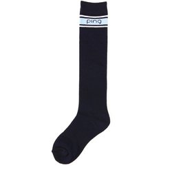 622-5186102-120-FR [ゴルフ レディス 25SS ハイソックス FRサイズ ネイビー]