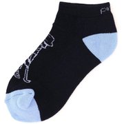 622-5186104-120-FR [ゴルフ レディス 25SS アンクルソックス FRサイズ ネイビー×ブルー]