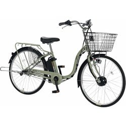 電動アシスト自転車 24V8.5Ah 24インチ 内装3段変速 ビューアシスト セージグリーン ASL243KDR