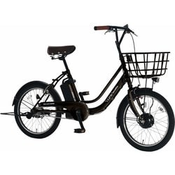 電動アシスト自転車 24V8.5Ah 20×1.95タイヤ シングル ビューピッコリーノ ハーフマットブラック ASWL20KDR