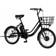 電動アシスト自転車 24V8.5Ah 20×1.95タイヤ シングル ビューピッコリーノ ハーフマットブラック ASWL20KDR