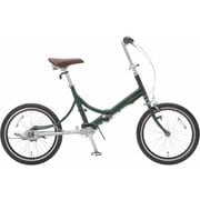 折りたたみ自転車 20インチ 内装3段変速 ディマンシェ ダークグリーン SG203R