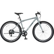 クロスバイク 27.5×1.95タイヤ 外装7段変速 バルボアセイス スチールグレー BALAMT450R