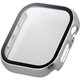 AW-24AFCGPSV [アップルウォッチ カバー Apple Watch Series 10 46mm フルカバーケース 強化ガラス 表面硬度10H 全面保護 メタリック シルバー]