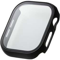 AW-24AFCGOBK [アップルウォッチ カバー Apple Watch Series 10 46mm フルカバーケース ゴリラガラス 表面硬度10H 全面保護 ブラック]