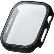 AW-24AFCGOBK [アップルウォッチ カバー Apple Watch Series 10 46mm フルカバーケース ゴリラガラス 表面硬度10H 全面保護 ブラック]