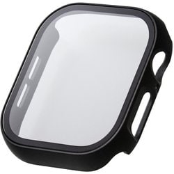 AW-24AFCGOCBK [アップルウォッチ カバー Apple Watch Series 10 46mm フルカバーケース セラミックコート ゴリラガラス 表面硬度10H以上 全面保護 ブラック]