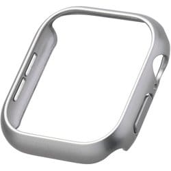 AW-24ABPPMSV [アップルウォッチ カバー Apple Watch Series 10 46mm バンパーハードケース 側面保護 メタリック シルバー]
