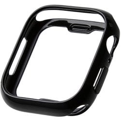 AW-24ABPUBK [アップルウォッチ カバー Apple Watch Series 10 46mm バンパー ソフト ケース 側面保護 ブラック]