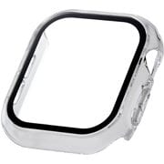 AW-24BFCGCR [アップルウォッチ カバー Apple Watch Series 10 42mm フルカバーケース 強化ガラス 表面硬度10H 全面保護 クリア]